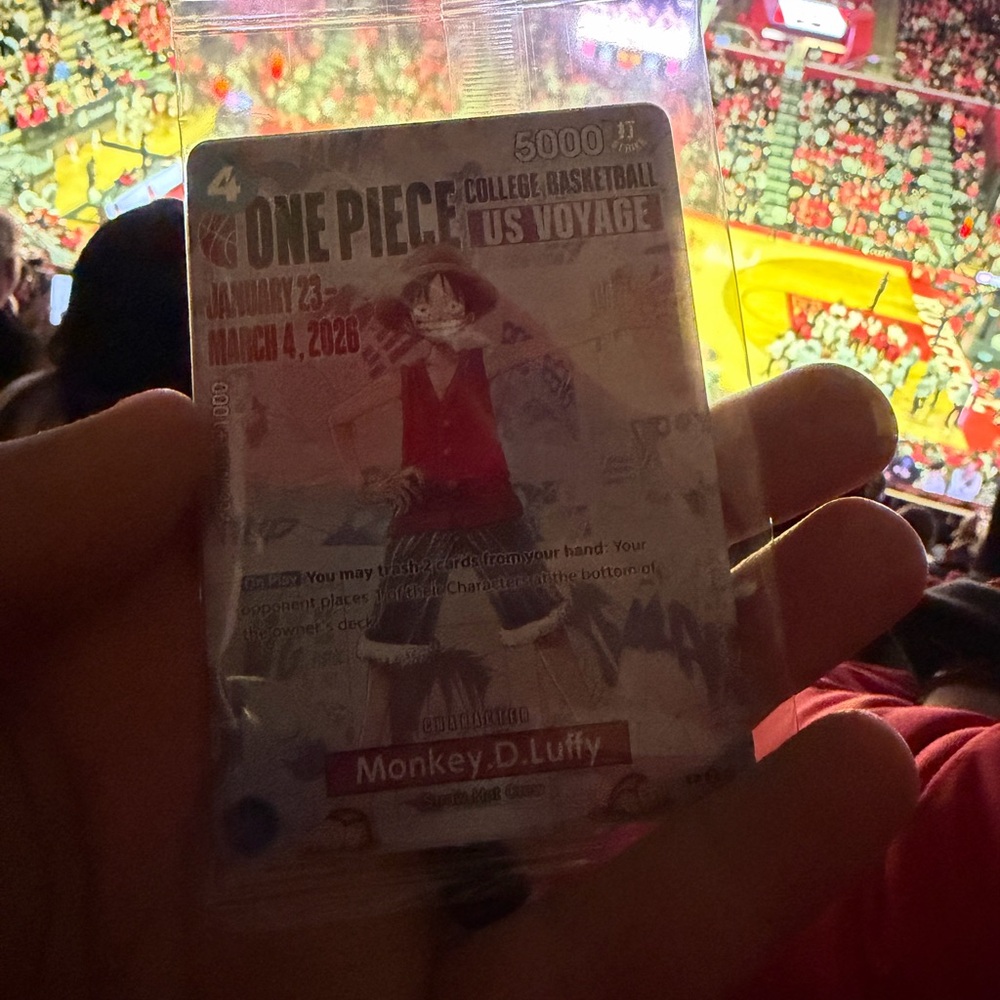 One Piece Monkey D. Luffy Card